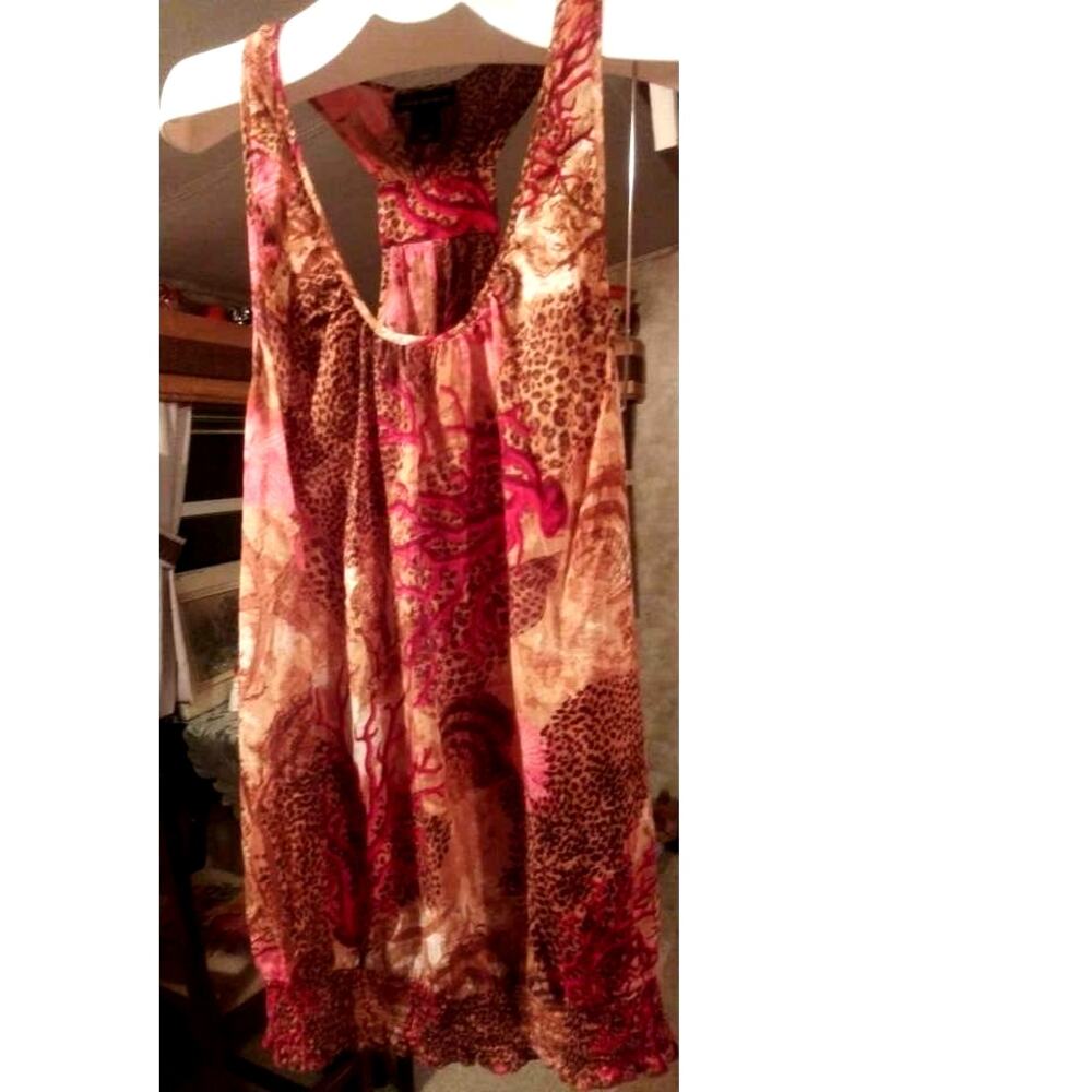 Lane Bryant Y Back Tank Tunic Sz 22
